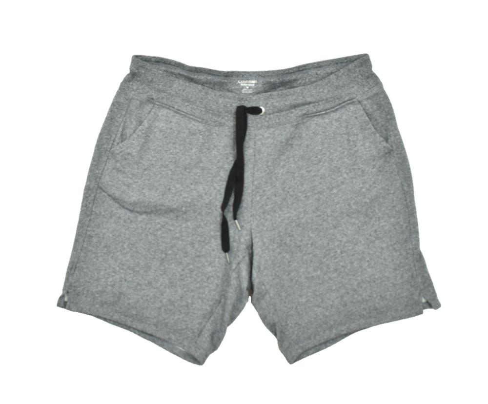 Calvin Klein Performance Gray French Terry Athletic Shorts Womens Plus Size 1X